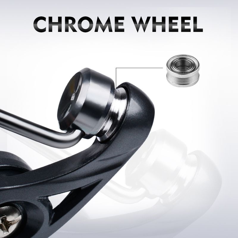 Metal Spinning 5.2:1 3+1BB Lure Sea Line Anchor Long Casting Fishing Reel_voghion.com