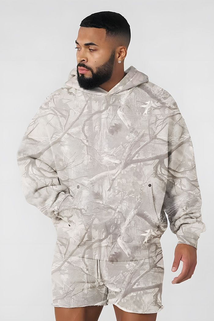 Men's Camouflage Hoodie Jogger Set - Winter Autumn Spring Running Gym Fitness Workout Tracksuit With Cotton Lining_voghion.com