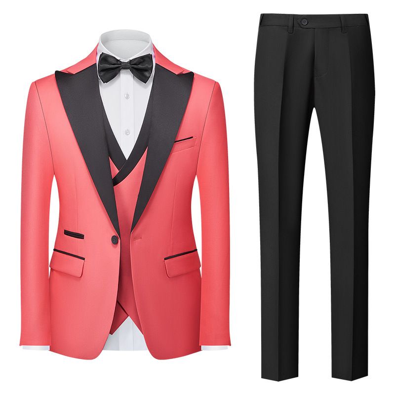CT New Three-Piece Men's Double-Slit Formal Suit Set_voghion.com