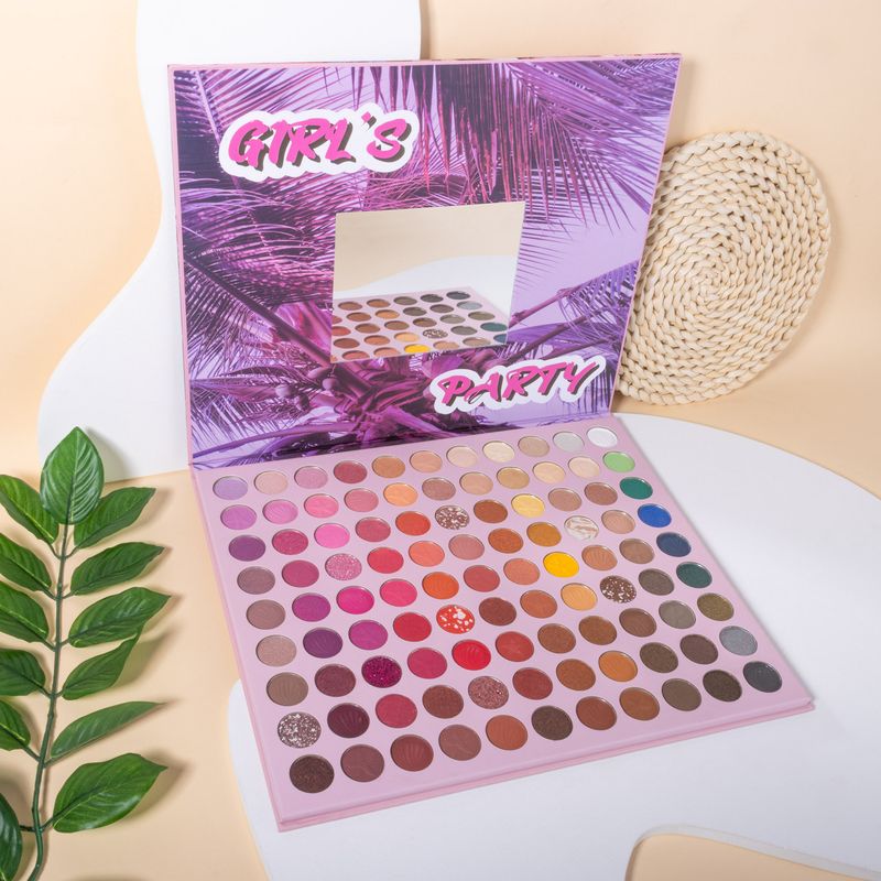 URATM 99-Color Makeup Palette - Matte, Pearlescent & Fine Shimmer Eyeshadows - Long-Lasting, Smudge-Proof, Highly Pigmented & Waterproof_voghion.com
