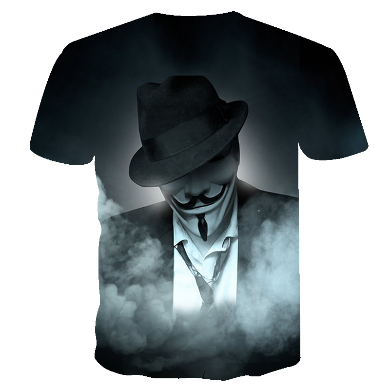 Herre T-shirt mode 3D-printet sommer kortærmet klovn T-shirt til kvinder oversize Harajuku_voghion.com