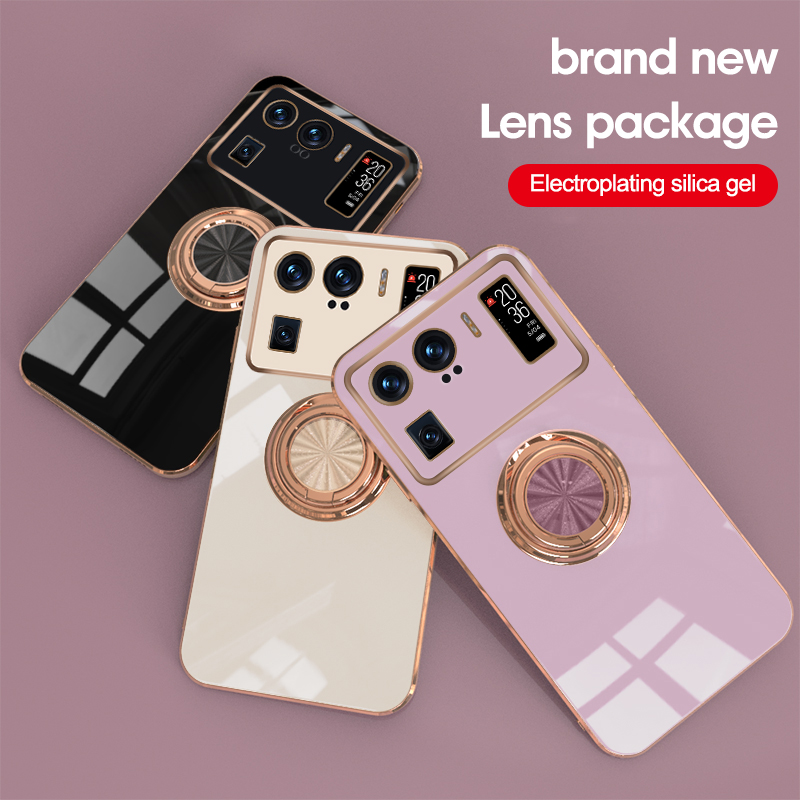 Shockproof Cover Fir Xiaomi Mi 12 Pro 11T 10T Pro Mi 11 Ultra 11 Lite 4G 5G Poco F3 Luxus Plating Ring Holder Protectiv_voghion.com