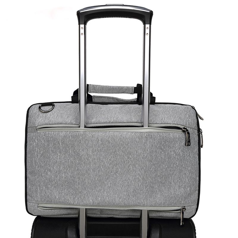 DH Single Shoulder Laptop Briefcase Unisex Business Style Notebook Handbag 15.6inch Casual Bag_voghion.com
