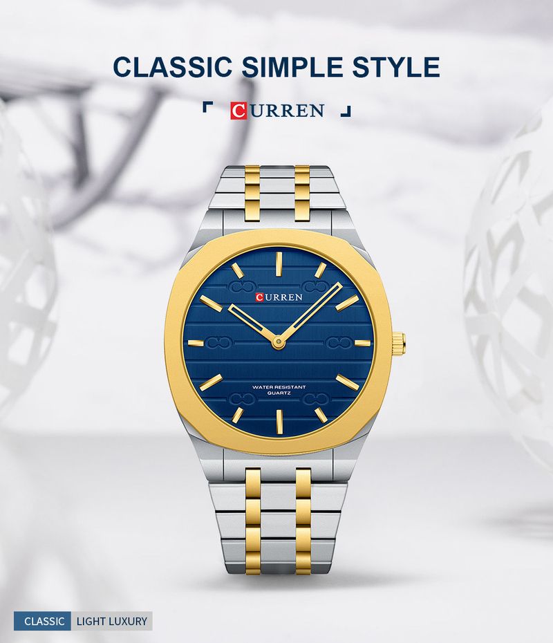 Slim Square Minimalist Watch – Japanese Miyota Quartz Movement, 30M Water Resistant, Unisex Contemporary Timepiece With Mineral Crystal_voghion.com