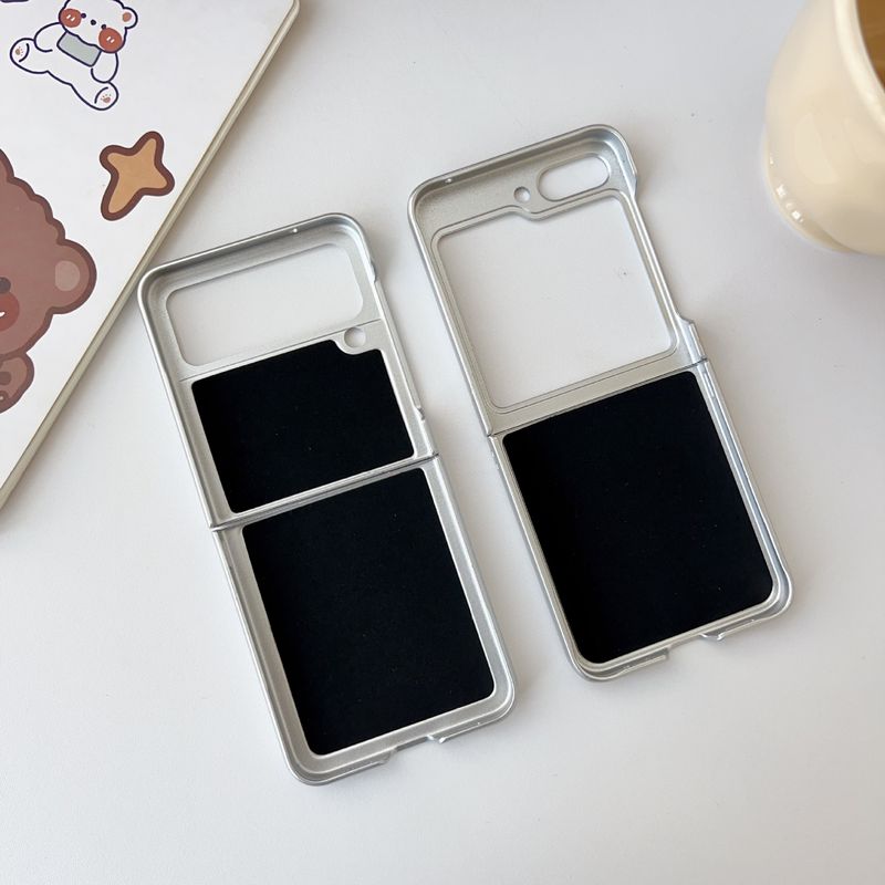 Geschikt voor Galaxy zflip6/4 mobiele telefoonhoesje schattige cartoon pluche ketting Samsung zflip5 opvouwbare beschermhoes_voghion.com