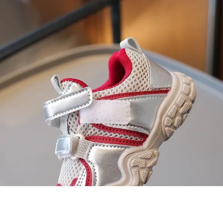 Zapatillas de deporte transpirables para niños y niñas, de otoño 2024, nuevas, ligeras, suaves y versátiles_voghion.com