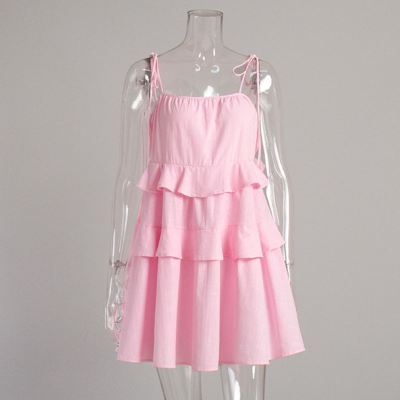 Velvet Plus Regular Embroidered Sleeveless Short Neck Maxi Midi Autumn Summer End High Tie Printed Breathable Outfit_voghion.com
