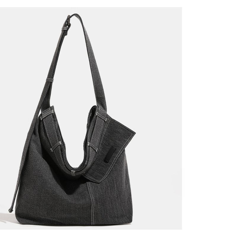 Bolsa transversal grande de outono e inverno, bolsa jeans, bolsa de ombro multifuncional American Hottie 2025, nova, Cento e Um_voghion.com