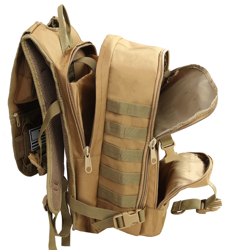 Mochila tática masculina camuflada para montanhismo ao ar livre_voghion.com
