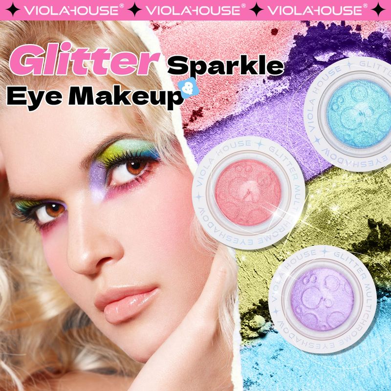 New Super Mars Eyeshadow 5 Colors Pearlescent Highlighter Sparkling Date Stage Makeup_voghion.com