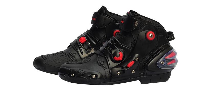 Sommarmotorcykelskor för män, korta, fallsäkra, kollisionssäkra, andningsbara, racingstövlar för fyra säsonger, motorcykelstövlar, terrängskor_voghion.com