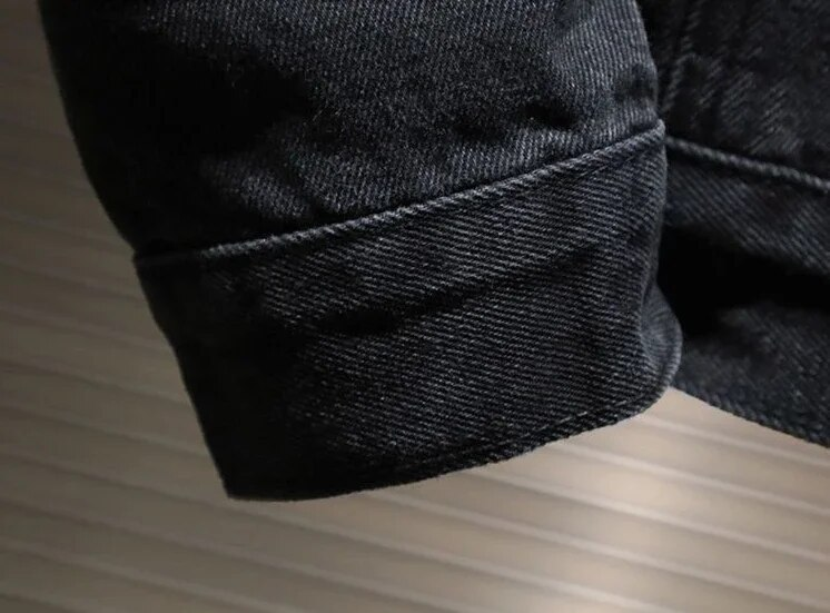 Jeansmantel für Herren Schwarz Herbst Jeansjacken Mann Hochwertige Winter 2023 Low Cost Joker Mode Große Größe Herrenmode Neu im Y2k_voghion.com