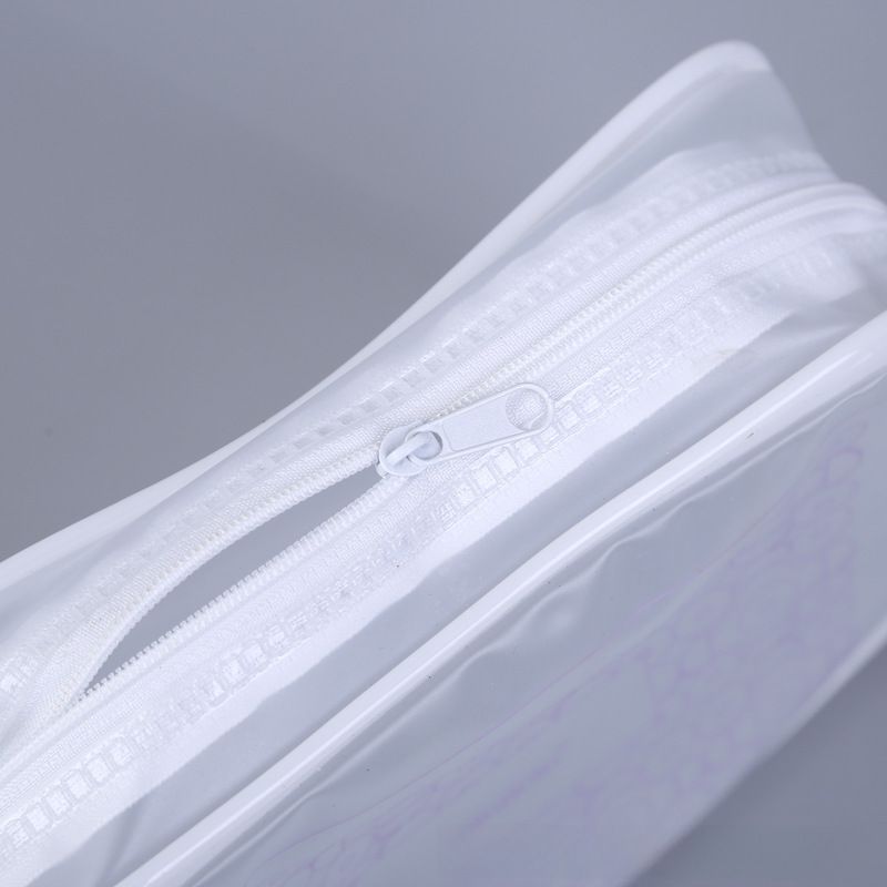 Factory direct supply frosted pvc bag cosmetic storage zipper bag custom pvc travel set wash bag custom_voghion.com