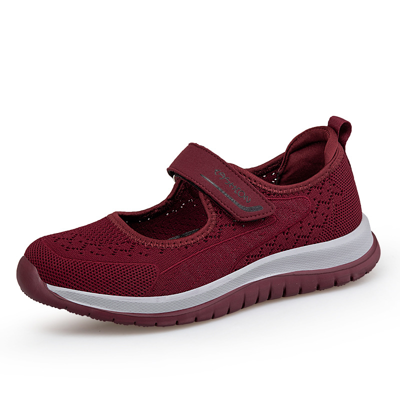 Official website elderly mesh hollow breathable casual strength built soft soles, lightweight travel mother shoes,_voghion.com