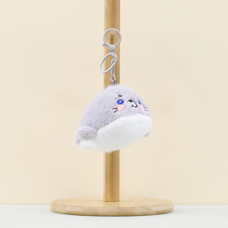 Adorable Plush And Whale Seal Keychain Accessories Soft Animal Stuffed Toys_voghion.com