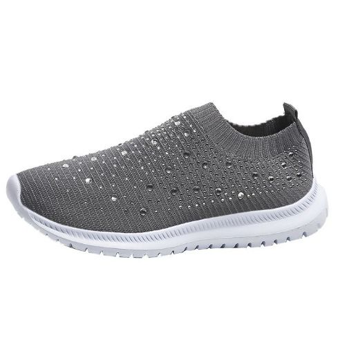 Large Size Rhintone Elastic Socks, Casual Men's And Women's Sports Sho, MD Sole Fly Woven Breathable Lightweight_voghion.com