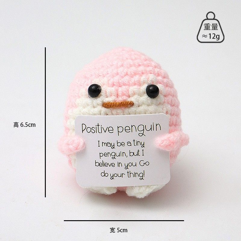 Muñeca tejida a mano con hilo, papa positiva, pepino, energía positiva, girasol en maceta, lista para la venta._voghion.com