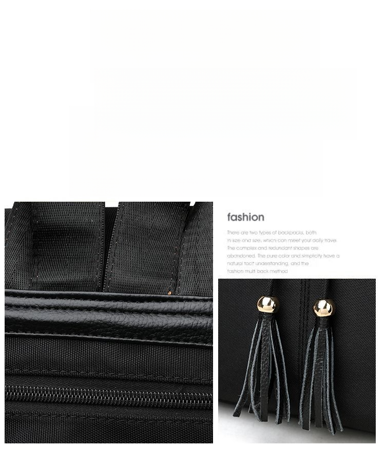 Brand 2024 new fashionable Oxford cloth simple backpack large capacity women's versatile travel bag 1_voghion.com