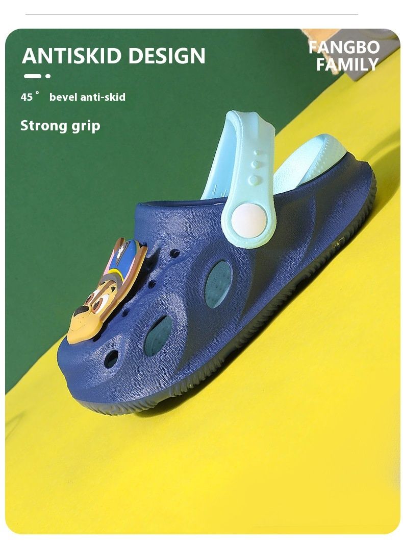 Il team Wang ottiene grandi risultati nel settore dei ragazzi e delle ragazze, scarpe da spiaggia Baotou, pantofole antiscivolo, cartoni animati_voghion.com