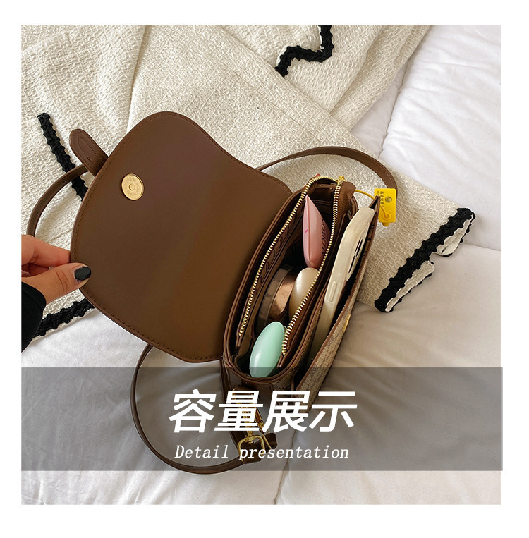 Bolso de mujer 2023 nuevo bolso de sillín bolso de hombro de marea bolso pequeño bolso cruzado de mujer_voghion.com
