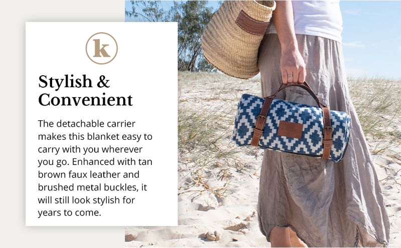 Komorebi Extra Large Picnic 198.12cm X 149.86cm Waterproof Outdoor Blanket, Foldable Portable Sandproof Beach Blanket -_voghion.com