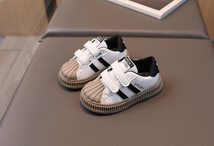 2023 Herfst Nieuwe Sport Jongens Casual Board Meisjes Shell Head Kinderschoenen, Babyschoenen_voghion.com