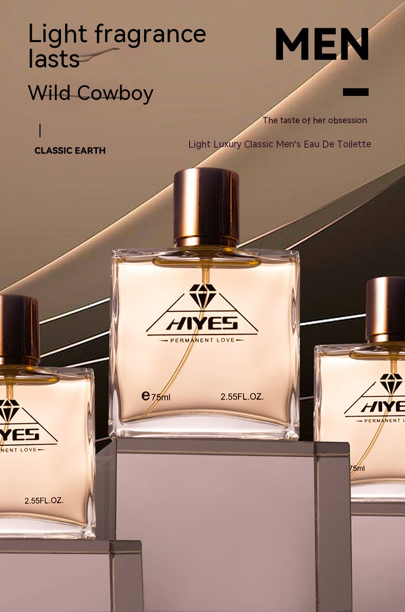 Ny parfume HIYES Wild Cowboy Herreparfume Varig Duft Let Duft Student Charm Mand Fødselsdagsgaveæske_voghion.com