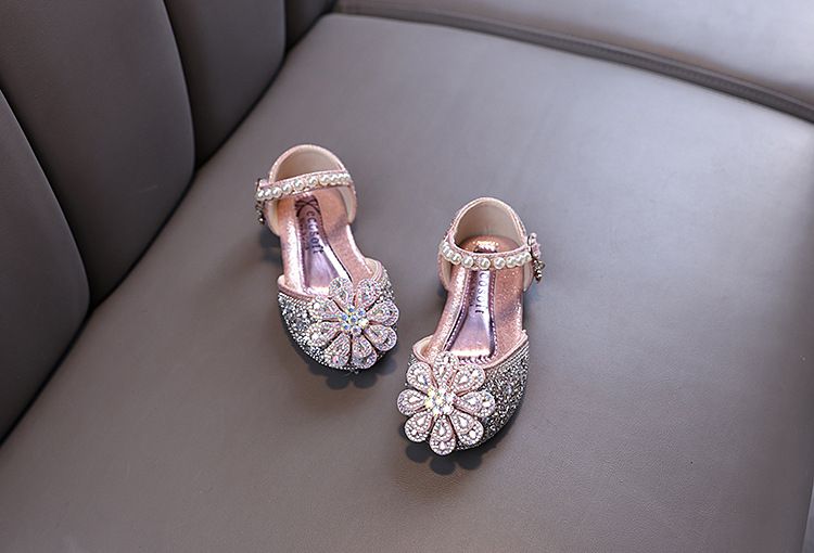 Neu Dame Baby Mädchen Mädchen Prinzessin Diamant Einzelnen Schuh Schuhe Dance_voghion.com