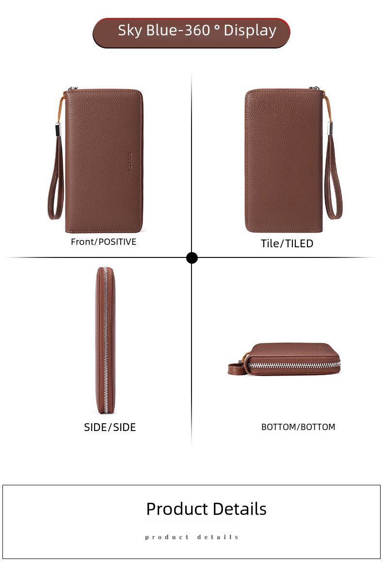 Women's Wallet, Men's Wallet, Rfid Anti-theft Brush, Pu Women's Wallet, Large-capacity Long Women's Multi-slot Wallet_voghion.com
