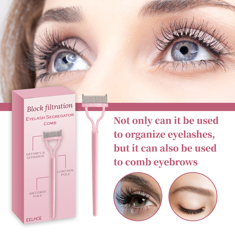 Filtre à cils, beau peigne séparateur, sépare les touffes de cils, adhère, recourbe et embellit les cils multifonctions_voghion.com