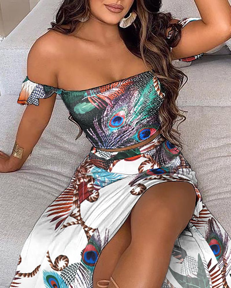 Rochie de vară pentru femei, 2024, cu croială slim fit, cu imprimeu boem francez, lungime medie, cu sutien_voghion.com