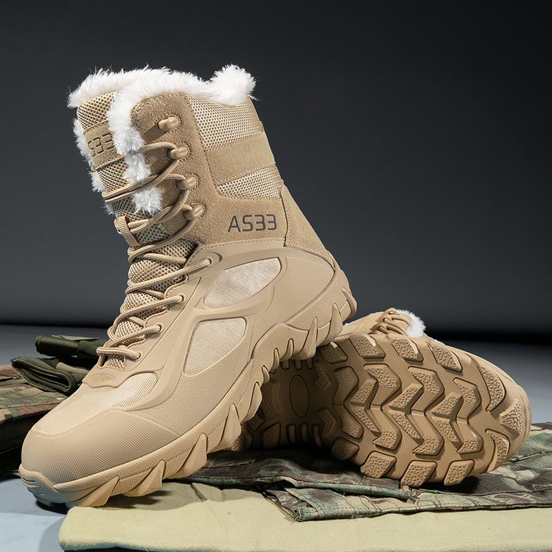 2025 Winter Neue hochgeschlossene isolierte Wanderstiefel für Herren_voghion.com