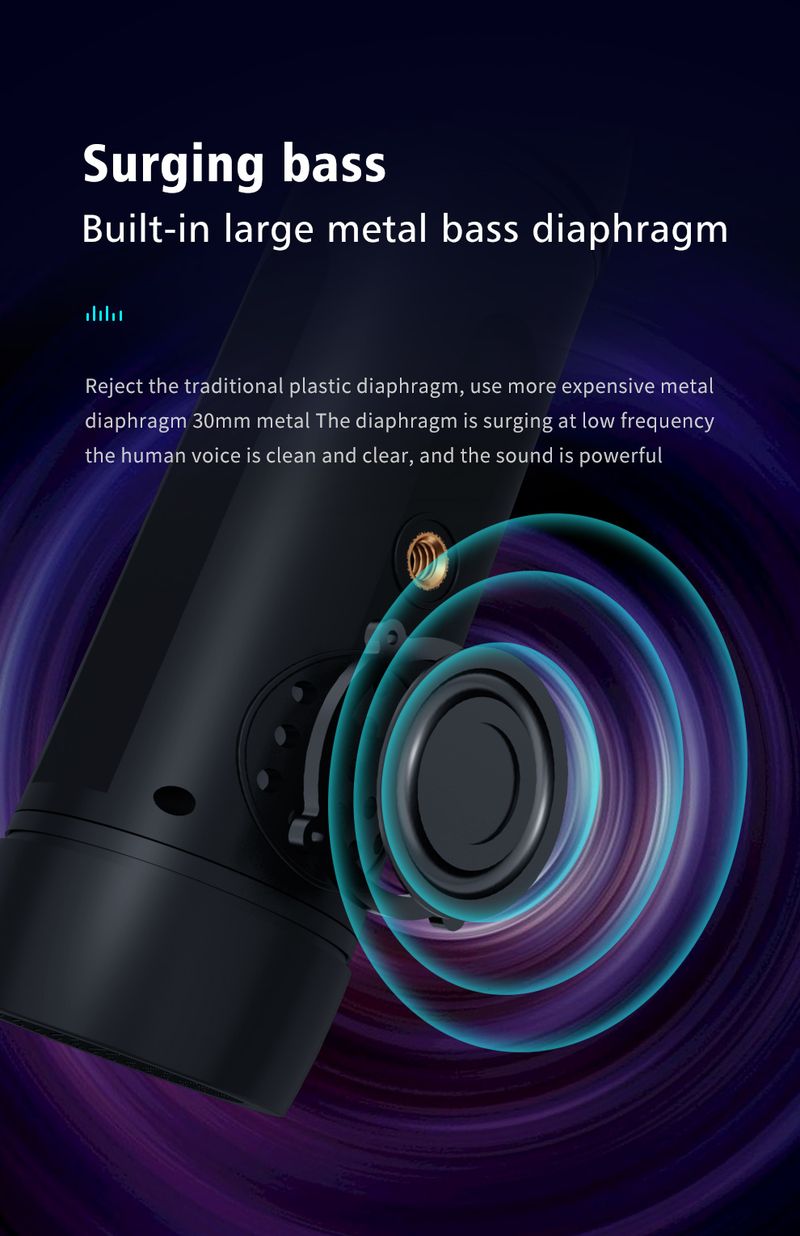 ZEALOT S1 Wirlss Spakr Blutooth Portabl Stro Bass Subwoofr Support Flashlight Radio Micro SD Card AUX_voghion.com