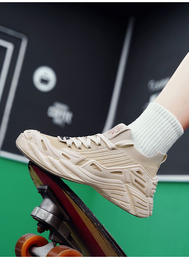 Scarpe estive leggere e traspiranti in rete intrecciata, scarpe sportive e casual antiscivolo e resistenti_voghion.com