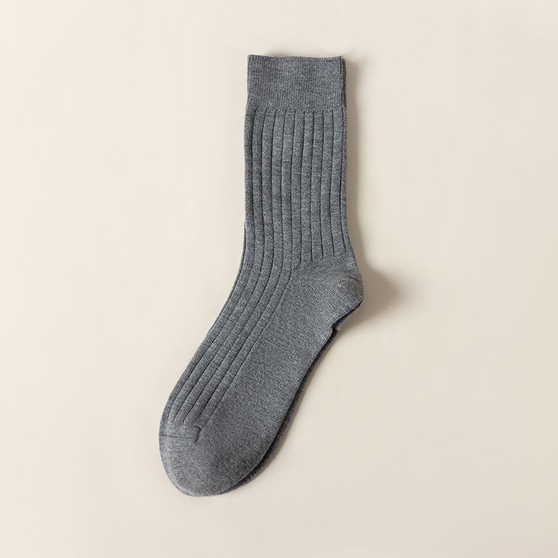 Nuovi calzini in cashmere autunnali e invernali per le donne, calzini in pile in stile giapponese, calzini da donna a tubo centrale tinta unita, calzini in cashmere fatti a mano con doppia cucitura_voghion.com