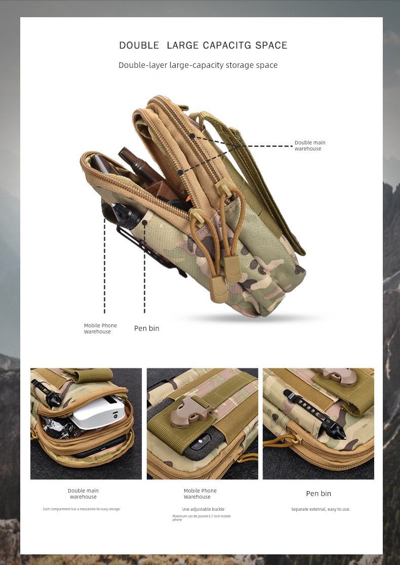 Zestaw akcesoriów Regulowany kamuflaż z plecionki PP Fiess Outdoor_voghion.com