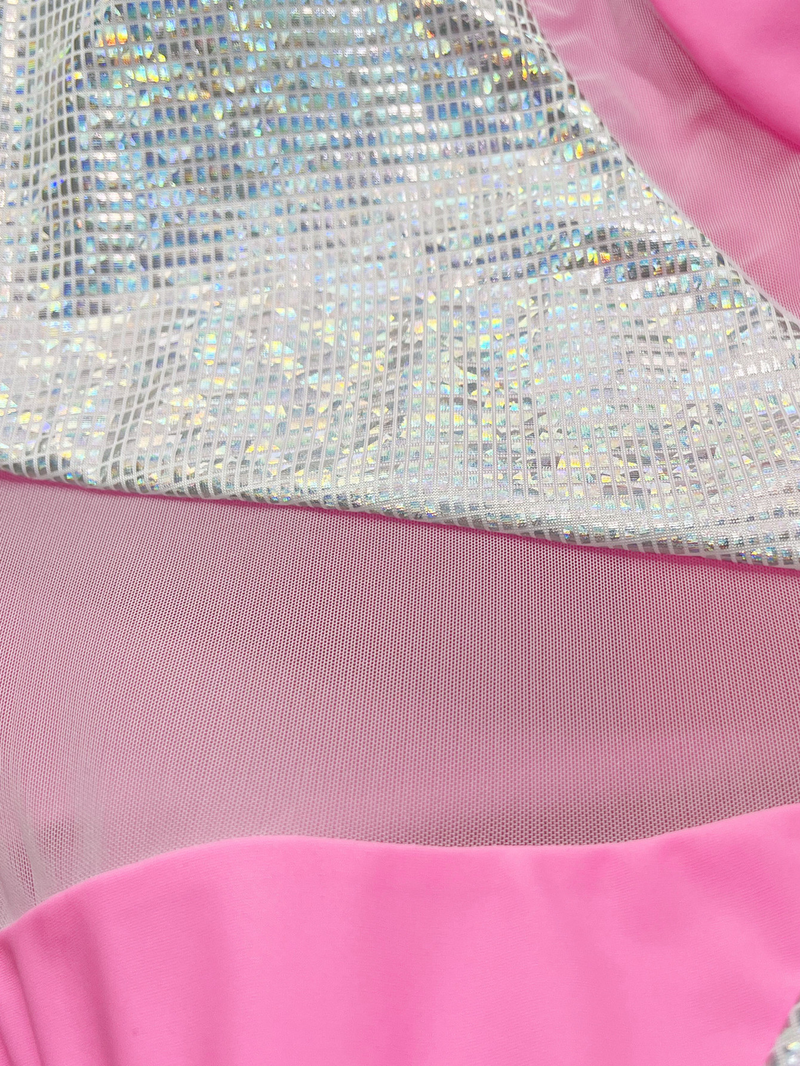 Maillot de bain une pièce pour femme, bikini une pièce à coutures en maille_voghion.com