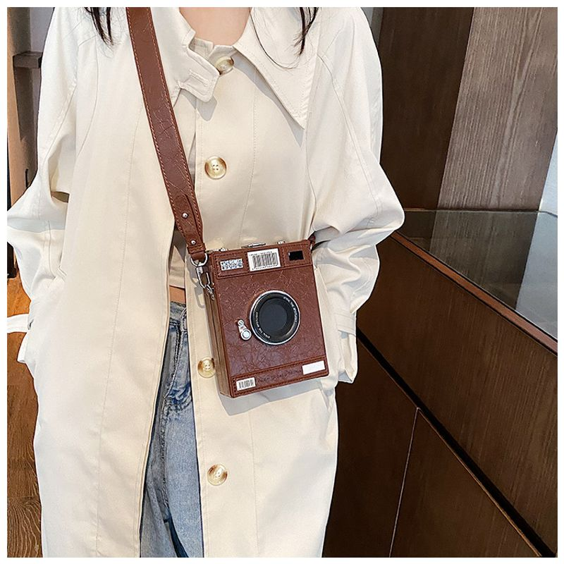 Borsa a tracolla leggera da donna con stampa centinaia di pelle PU_voghion.com