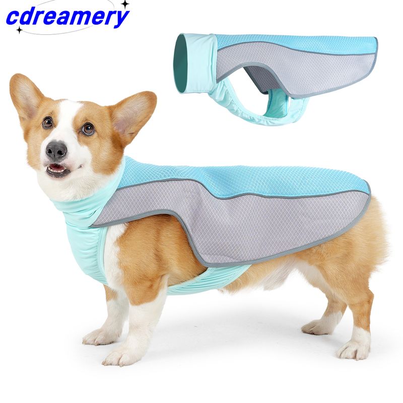 Dog Cooling Vests, Cooling Jackets, Evaporative Cooling Coats For Pets, Large, Medium And Small Dogs Made Of Reflective Materials_voghion.com