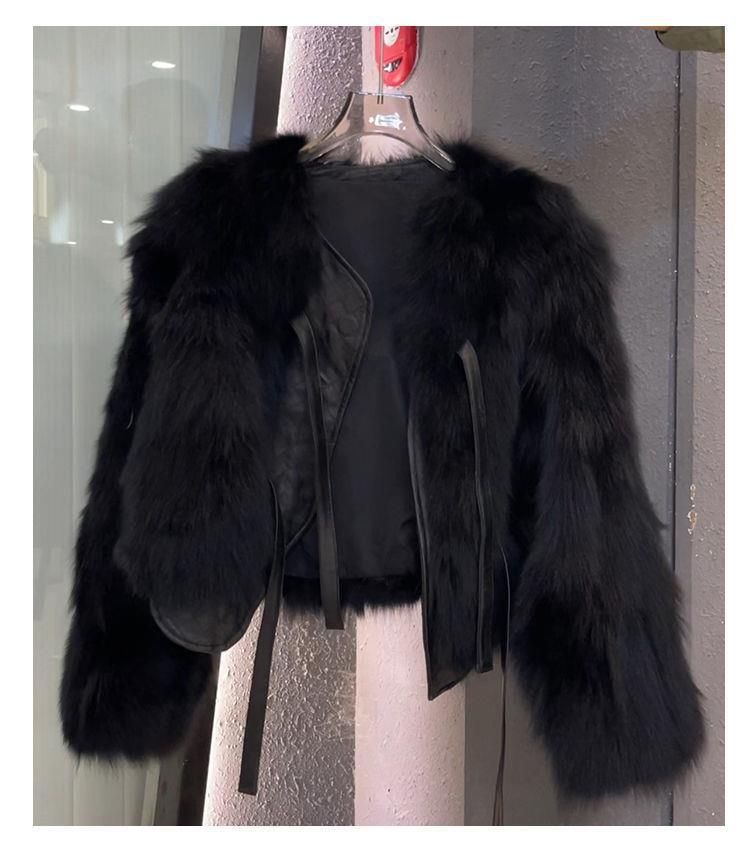 Frost Fox – Luxuriöser Bomber aus Kunstpelz (schlanke Silhouette + fühlbare Wärme)_voghion.com