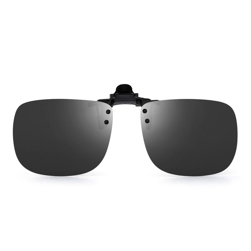 Polarisierte Sonnenbrille zum Anklipsen für Damen und Herren, rahmenlos, zum Aufklappen, für Korrekturbrillen, UV400_voghion.com