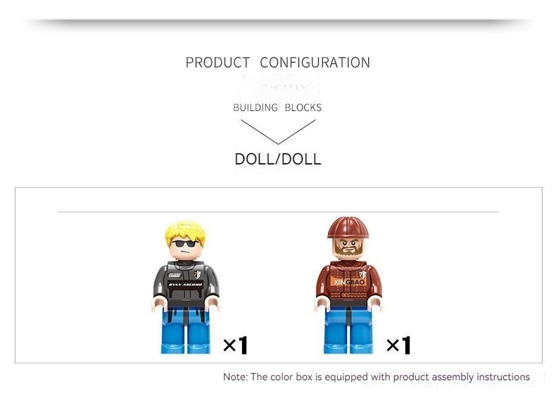 Noile blocuri de construcție cu telecomandă pentru copii sunt compatibile cu mașinile de asamblare mecanică LEGO Boy, puzzle-urile..._voghion.com