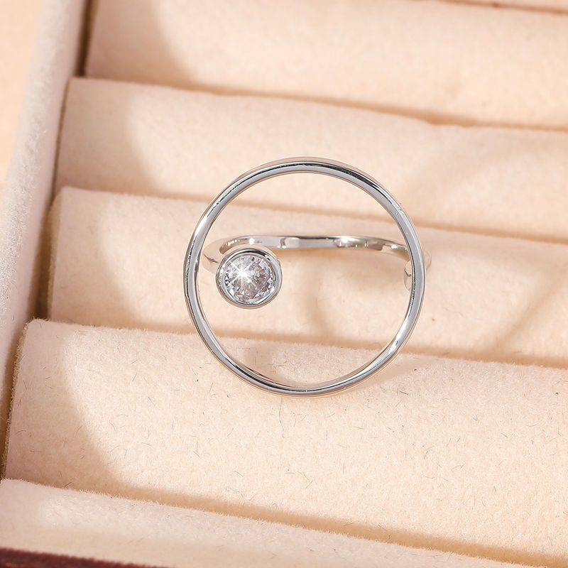European And American Minimalist Geometric Ring With Female Personality Niche Design Retro Style And Exquisite Opening Ring_voghion.com