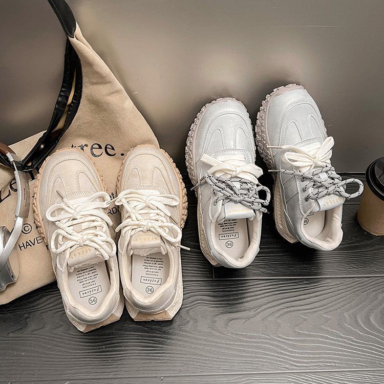 Genuine Leather Multifunctional German Women's Trainers 2025 New Women's Spring And Autumn Single Layer Sneakers Fashionable Versatile_voghion.com