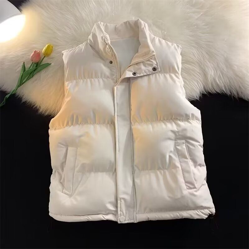 Veste sans manches Cove couleur unie printemps-automne 2024, duvet en coton, tendance pour homme, courte_voghion.com