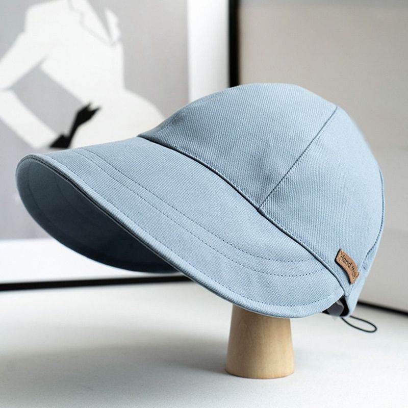 Cappello da sole pieghevole alla moda con tesa larga, coulisse, regolabile, per uomo e donna, cappelli da spiaggia, visiere estive ad asciugatura rapida, berretto da pescatore_voghion.com