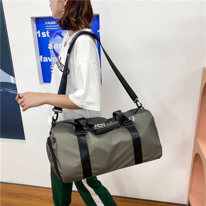 Waterproof Travel Outdoor Rolling Luggage Duffel Bag Gym Bag With Wet And Dry Separation Sports Backpack_voghion.com