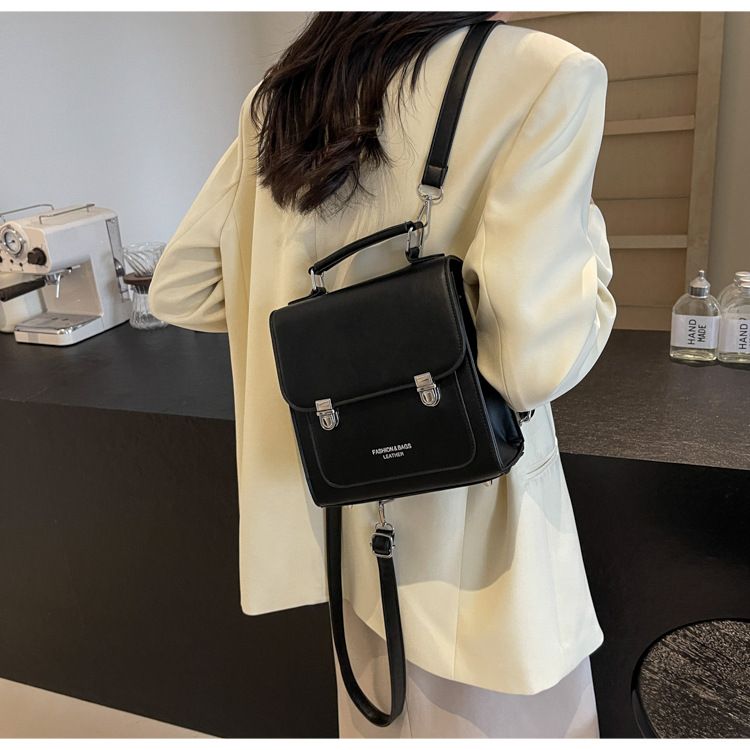 College Students Commuting Backpacks For Classes Women's Retro Versatile Handbags Trendy And Popular Single Shoulder Bags_voghion.com