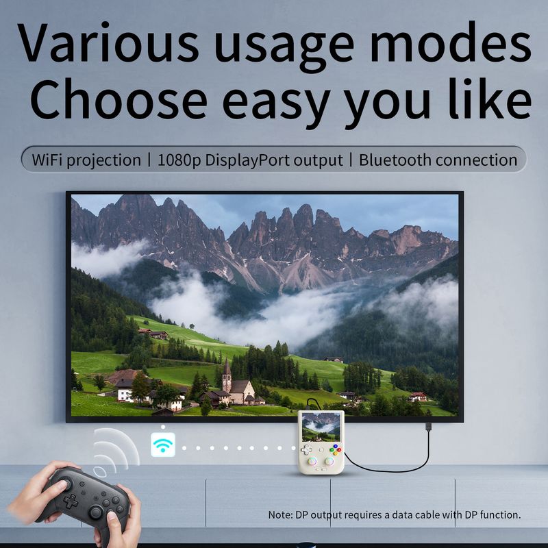 ANBERNICRG406V nouvelle version verticale Android portable arcade nostalgique grand écran console de jeu streaming_voghion.com