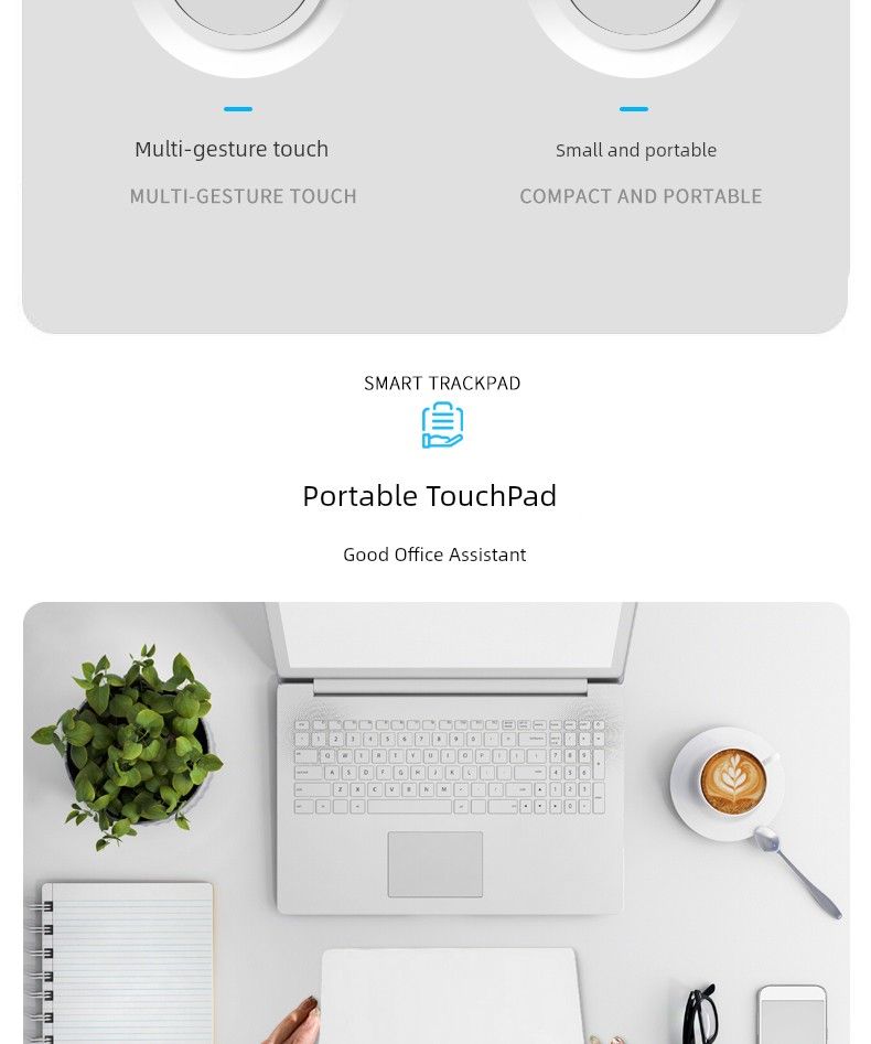 Mouse touchpad wireless multi-gesto a tre modelli, motore, vibrazione, ricaricabile, portatile, seconda scheda di controllo per laptop_voghion.com